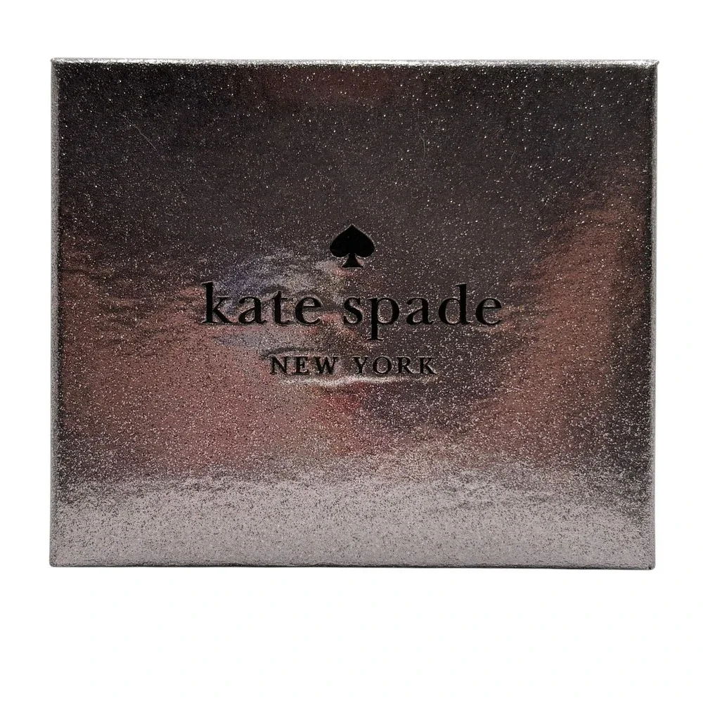 Kate Spade Kenzie Card Holder Black Patent Saffiano KK045 NWT